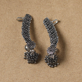 German Silver Plated Ear-Cuff Bugatti / Bugadi Earrings 21