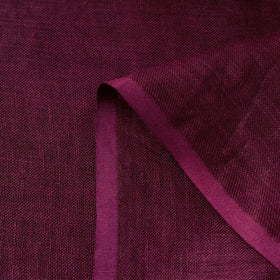 Purple - handloom linen bhagalpuri fabric 08 - handcrafted