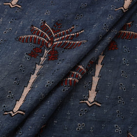 Kutch Hand Block Ajrakh Print Natural Dyed Cotton Hakoba Fabric 13