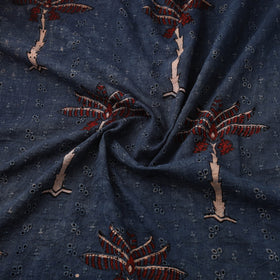 Kutch Hand Block Ajrakh Print Natural Dyed Cotton Hakoba Fabric 13