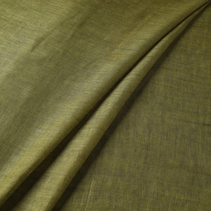 Green - handloom linen bhagalpuri fabric 09 - handcrafted