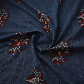 Kutch Hand Block Ajrakh Print Natural Dyed Cotton Hakoba Fabric 14