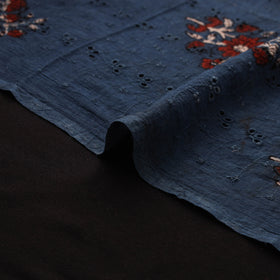 Kutch Hand Block Ajrakh Print Natural Dyed Cotton Hakoba Fabric 14