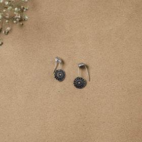 German Silver Plated Ear-Cuff Bugatti / Bugadi Earrings 01