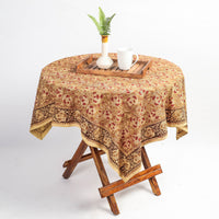 kalamkari block printed table cover