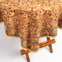 kalamkari block printed table cover