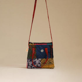 Handmade Quilted Patchwork Sling Bag 01