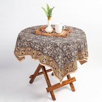 kalamkari block printed table cover