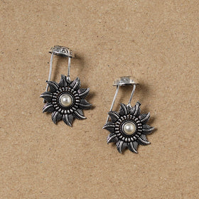 German Silver Plated Ear-Cuff Bugatti / Bugadi Earrings 03