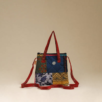Handmade Quilted Patchwork Sling Bag 01