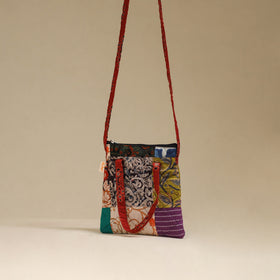 Handmade Quilted Patchwork Sling Bag 02