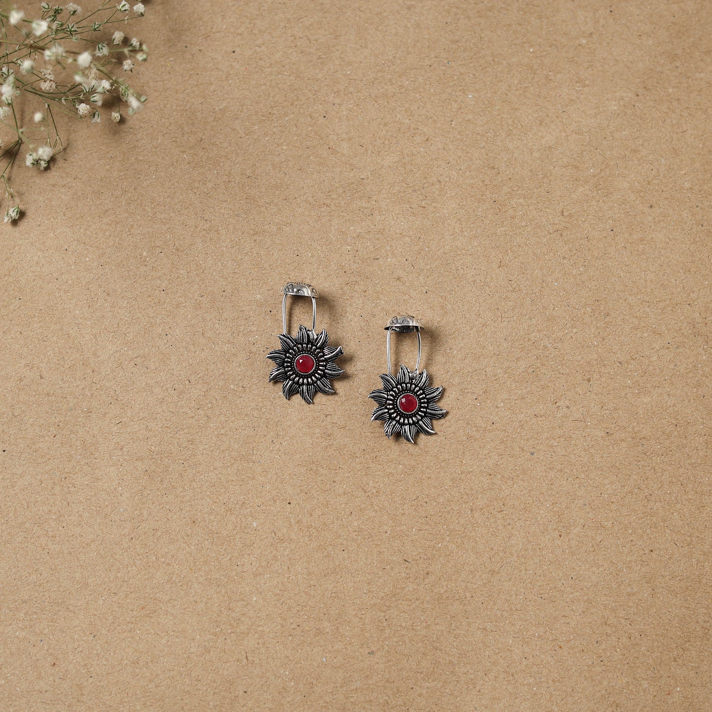 German Silver Plated Ear-Cuff Bugatti / Bugadi Earrings 05