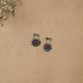 German Silver Plated Ear-Cuff Bugatti / Bugadi Earrings 05
