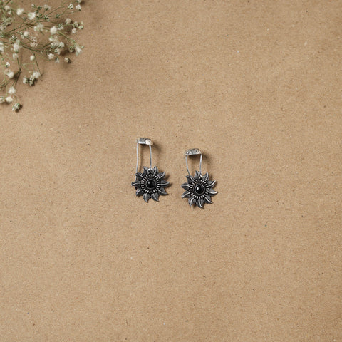 German Silver Plated Ear-Cuff Bugatti / Bugadi Earrings 06