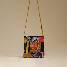 Handmade Quilted Patchwork Sling Bag 03