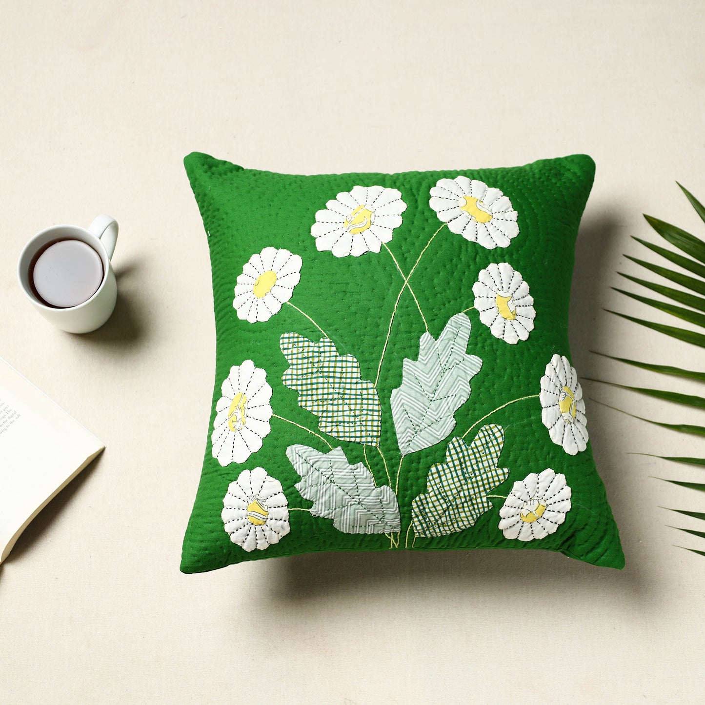 Applique Cushion Cover