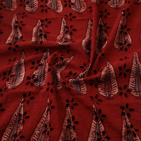 Kutch Hand Block Ajrakh Print Natural Dyed Cotton Hakoba Fabric 30