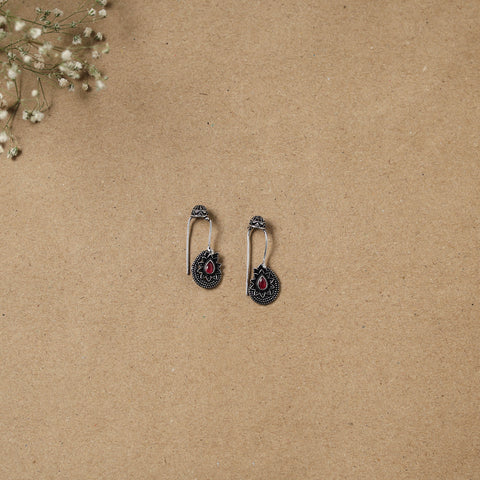 German Silver Plated Ear-Cuff Bugatti / Bugadi Earrings 09