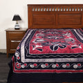  Hand Batik Printed Cotton Single Bed Cover (96 x 59 in) 46 