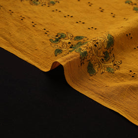 Kutch Hand Block Ajrakh Print Natural Dyed Cotton Hakoba Fabric 23