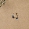 Grey - German Silver Plated Ear-Cuff Bugatti / Bugadi Earrings 11