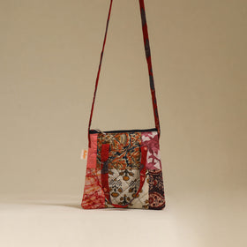 Handmade Quilted Patchwork Sling Bag 06