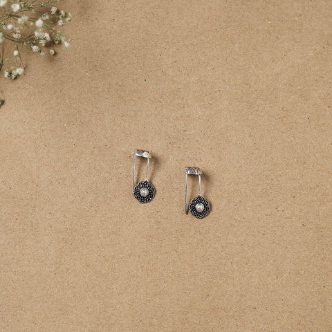 German Silver Plated Ear-Cuff Bugatti / Bugadi Earrings 13