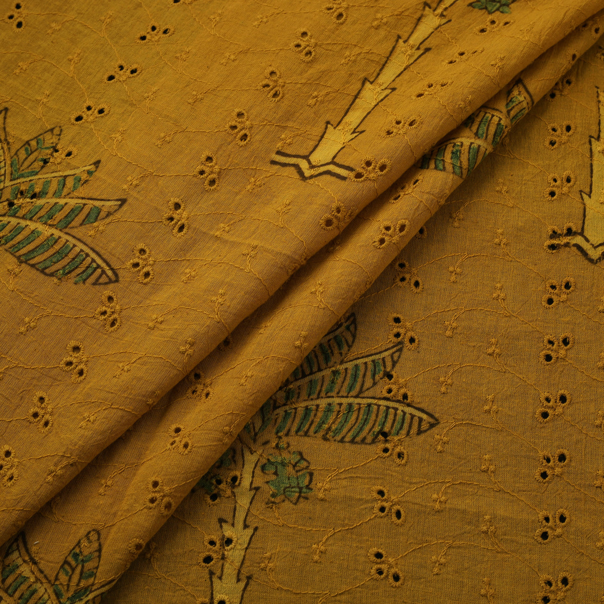Kutch Hand Block Ajrakh Print Natural Dyed Cotton Hakoba Fabric 25
