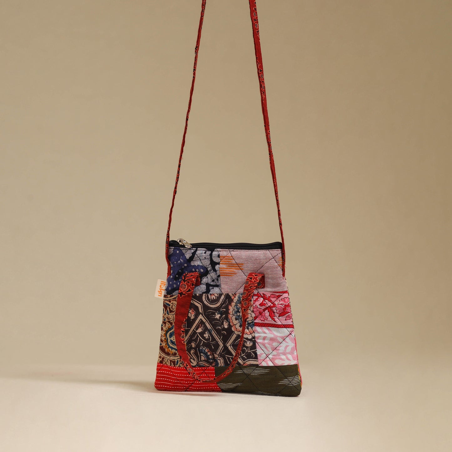Handmade Quilted Patchwork Sling Bag 07
