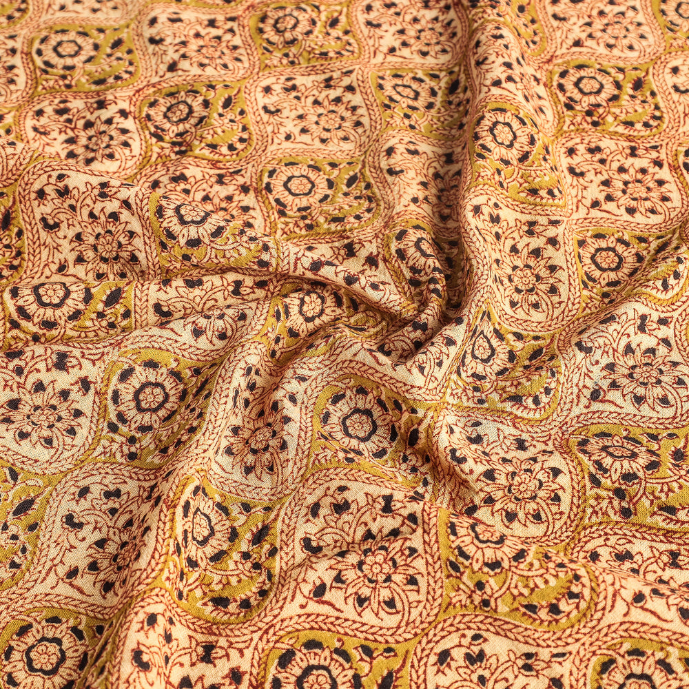 kalamkari block printed table cover