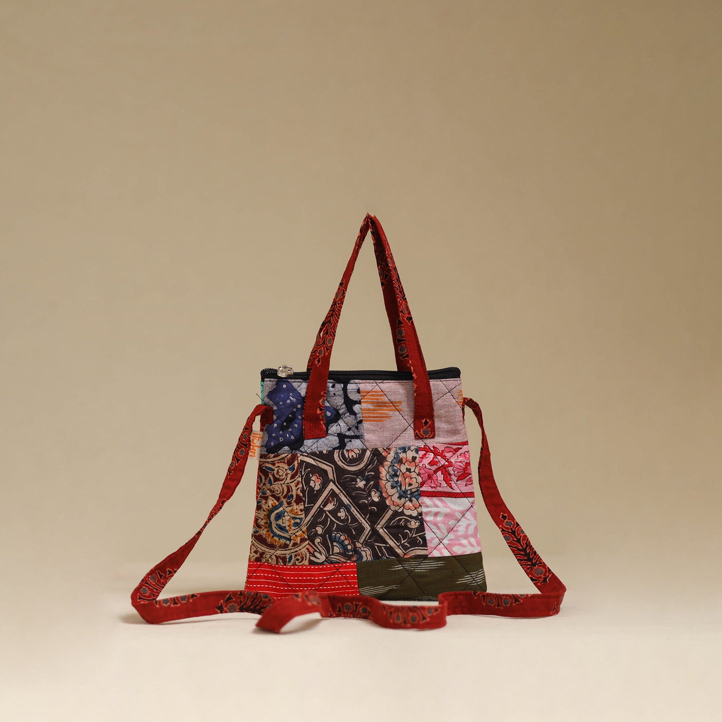 Handmade Quilted Patchwork Sling Bag 07