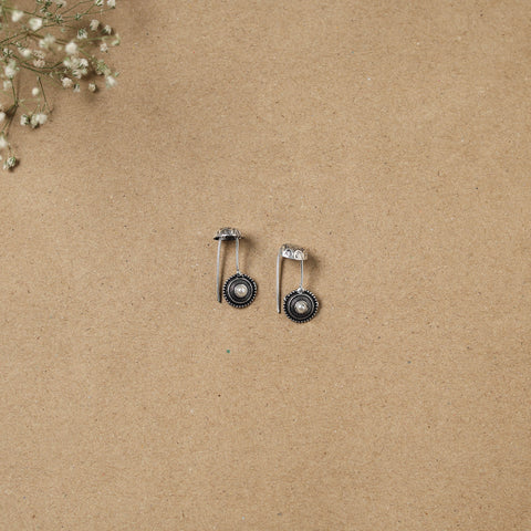 German Silver Plated Ear-Cuff Bugatti / Bugadi Earrings 14