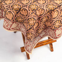 kalamkari block printed table cover