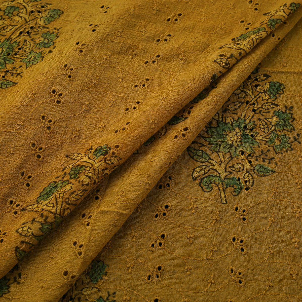 Kutch Hand Block Ajrakh Print Natural Dyed Cotton Hakoba Fabric 27