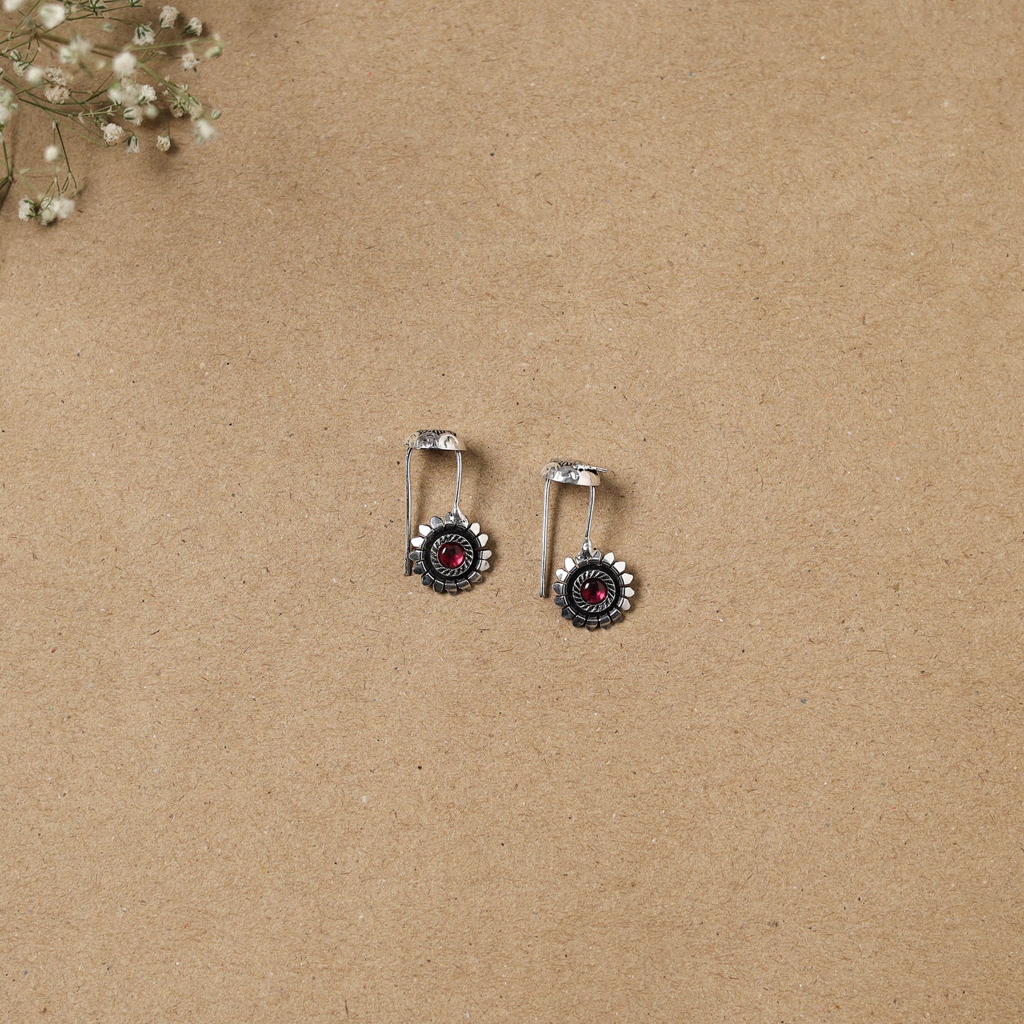 German Silver Plated Ear-Cuff Bugatti / Bugadi Earrings 17