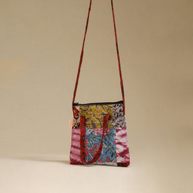 Handmade Quilted Patchwork Sling Bag 09