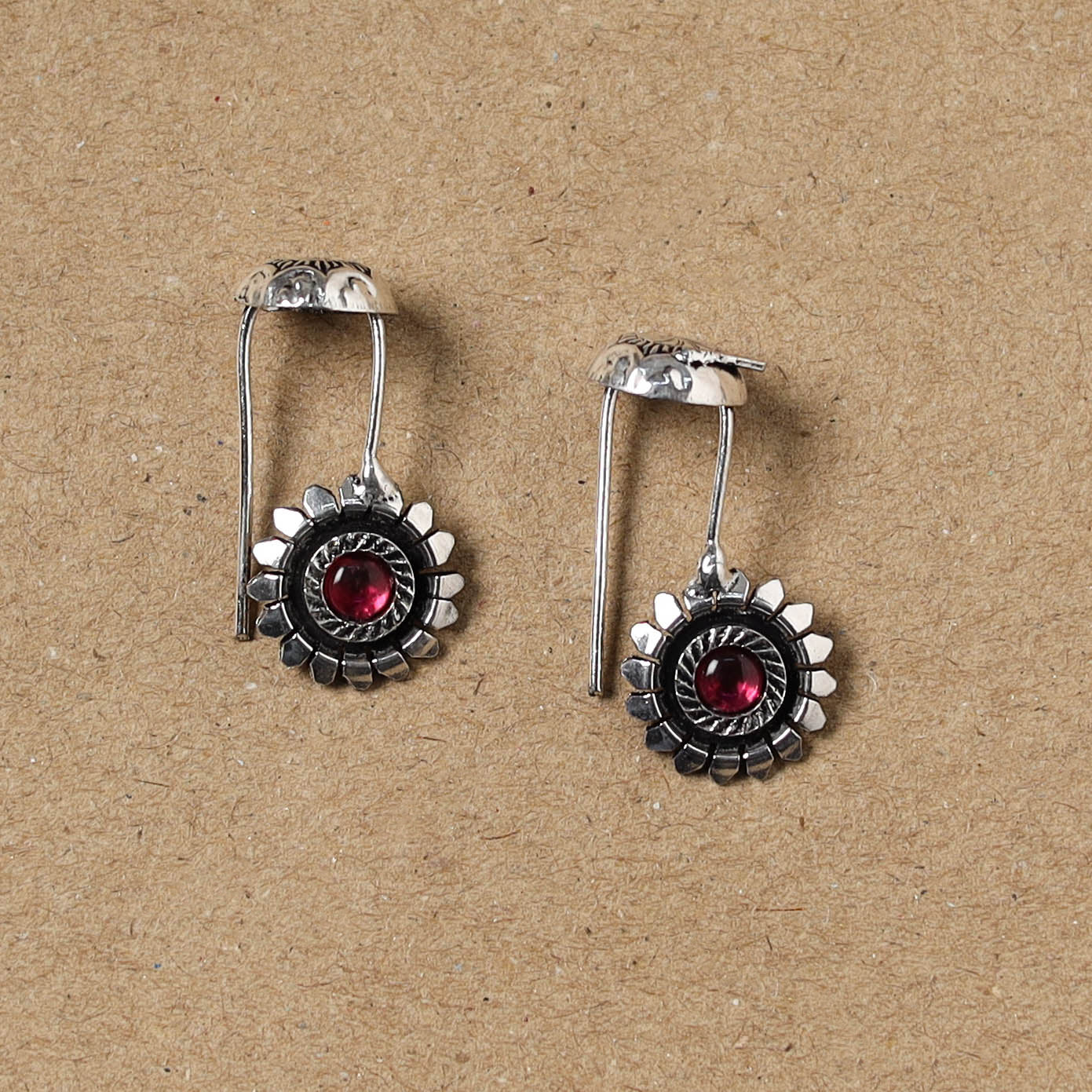 German Silver Plated Ear-Cuff Bugatti / Bugadi Earrings 17
