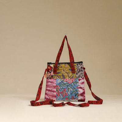 Handmade Quilted Patchwork Sling Bag 09
