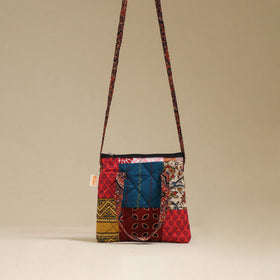 Handmade Quilted Patchwork Sling Bag 10