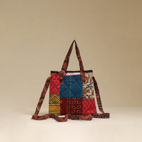 Handmade Quilted Patchwork Sling Bag 10