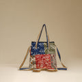 Handmade Quilted Patchwork Sling Bag 11