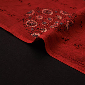 Kutch Hand Block Ajrakh Print Natural Dyed Cotton Hakoba Fabric 18
