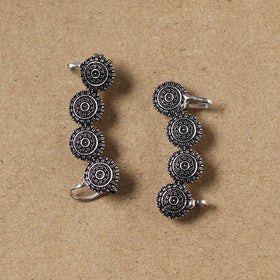 German Silver Plated Ear-Cuff Bugatti / Bugadi Earrings 22