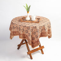 kalamkari block printed table cover