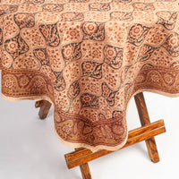 kalamkari block printed table cover