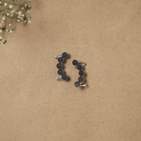 German Silver Plated Ear-Cuff Bugatti / Bugadi Earrings 23