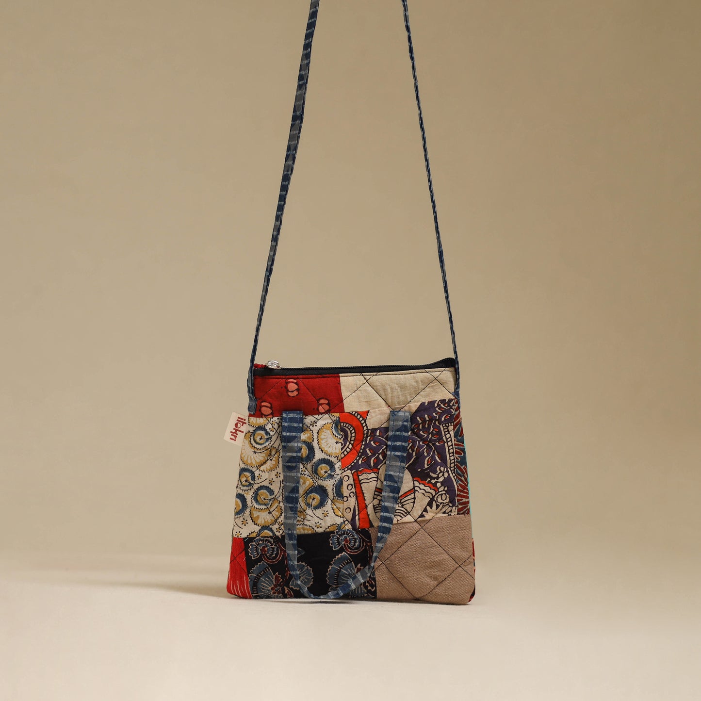 Handmade Quilted Patchwork Sling Bag 14
