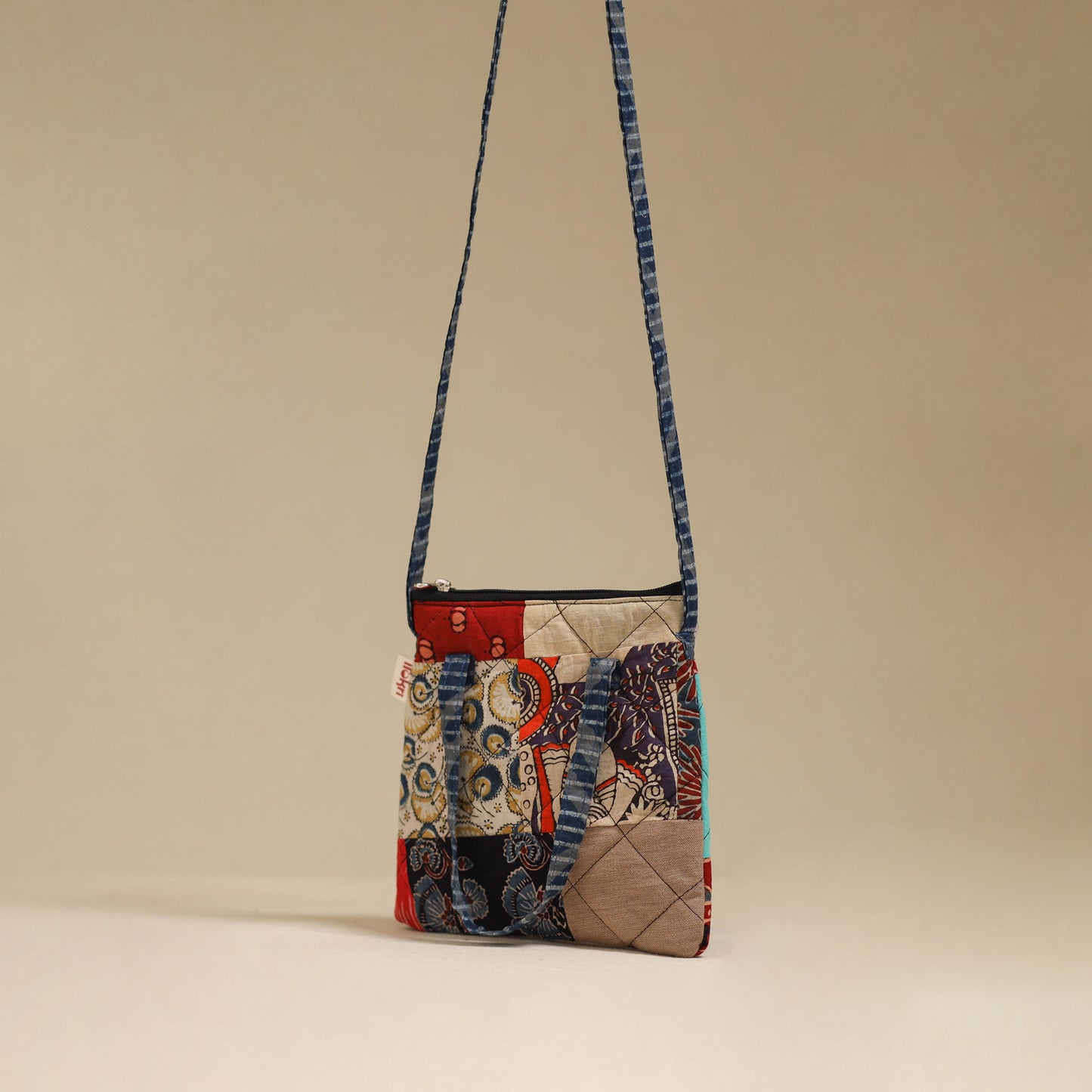 Handmade Quilted Patchwork Sling Bag 14