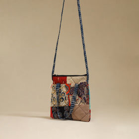 Handmade Quilted Patchwork Sling Bag 14