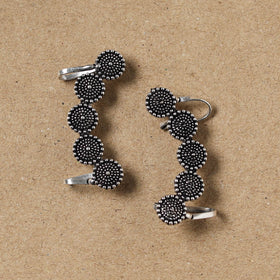 German Silver Plated Ear-Cuff Bugatti / Bugadi Earrings 23